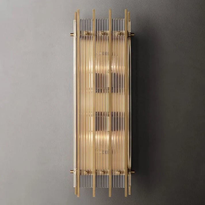 San Marco Glass Rectangle Wall Sconce