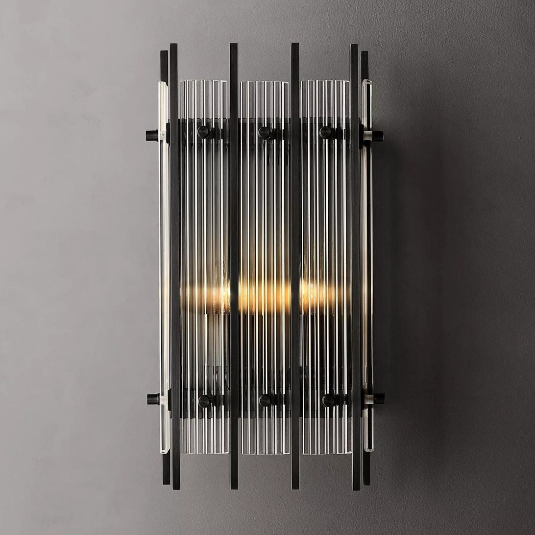 San Marco Glass Rectangle Wall Sconce