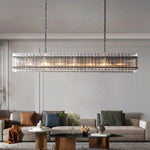 San Marco Glass Rectangle Chandelier 72"