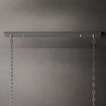 San Marco Glass Rectangle Chandelier 72"