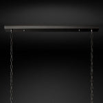 San Marco Glass Rectangle Chandelier 54"