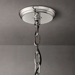 San Marco Glass Two-Tier Round Chandelier 48"