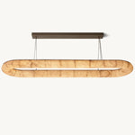 Rivage Lisse Oval Chandelier 74"