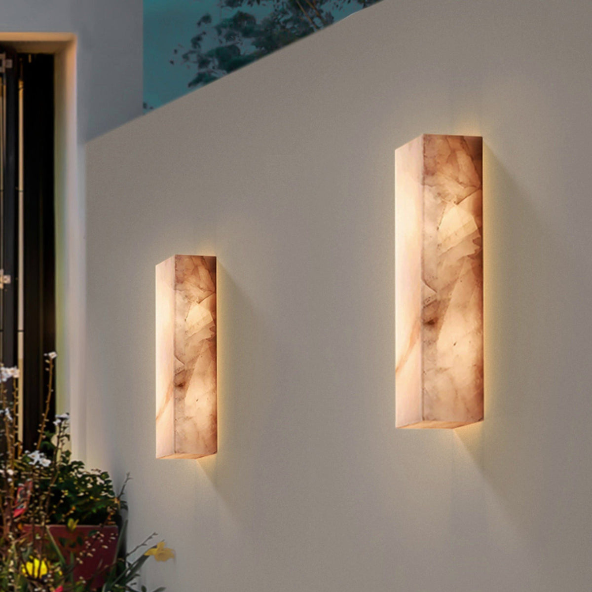 Rivage Alabaster Wall Sconce