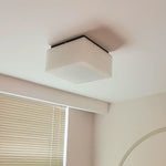 Rivage Alabaster Square Flush Mount