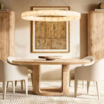 Rivage Alabaster Round Chandelier 31"