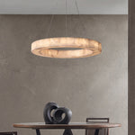 Rivage Alabaster Round Chandelier 31"