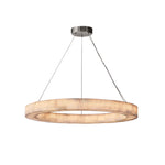 Rivage Alabaster Round Chandelier 40"