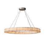Rivage Alabaster Round Chandelier 60"