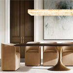 Rivage Alabaster Rectangular Chandelier 72"