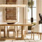 Rivage Alabaster Rectangular Chandelier 72"