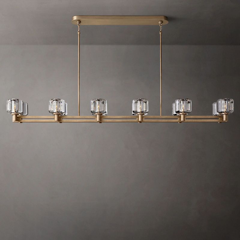 Demaret Double Linear Chandelier 72"