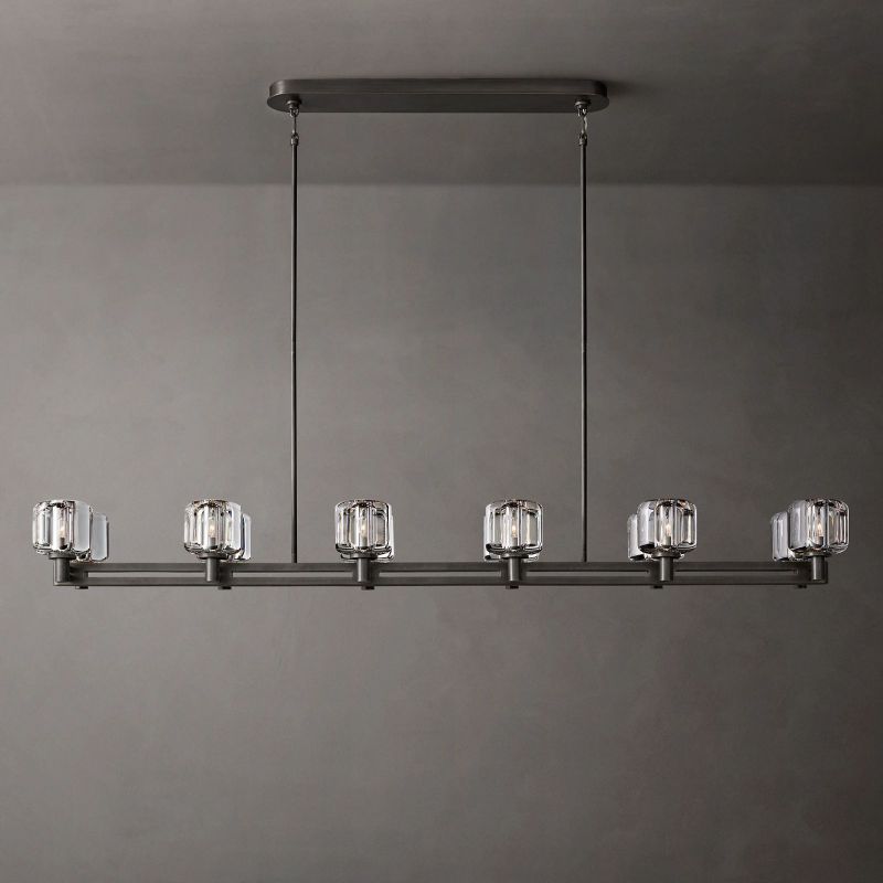 Demaret Double Linear Chandelier 72"