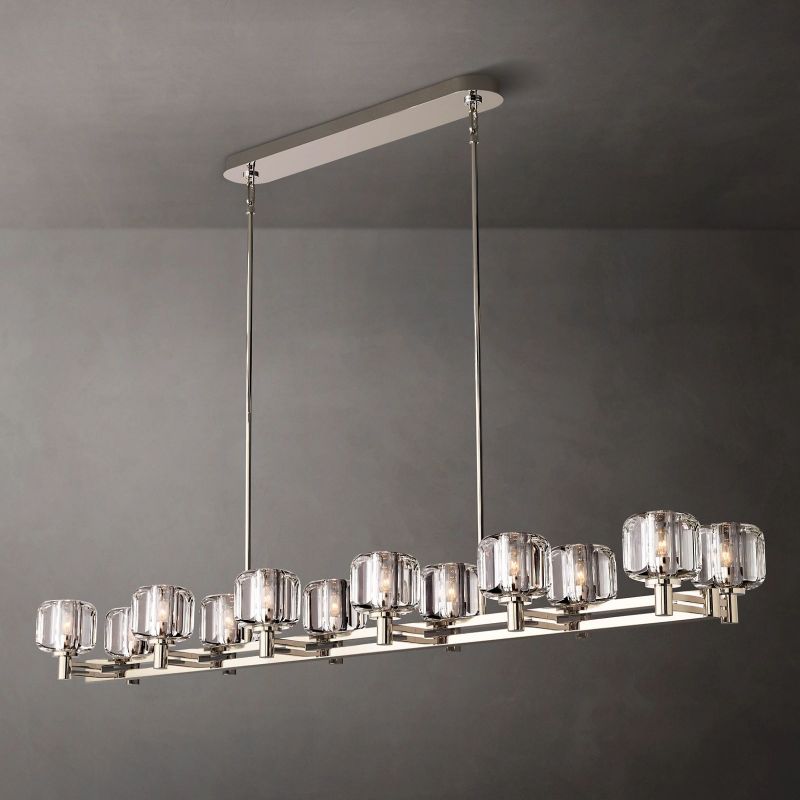 Demaret Double Linear Chandelier 72"