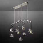 Hemisphere Linear Chandelier 54"