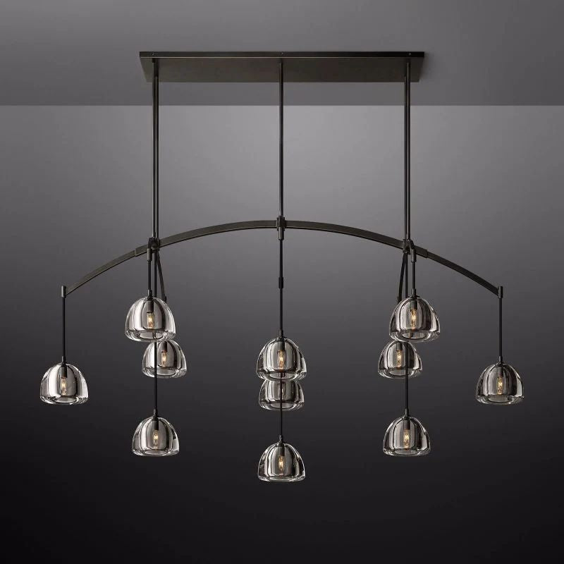 Hemisphere Linear Chandelier 72"