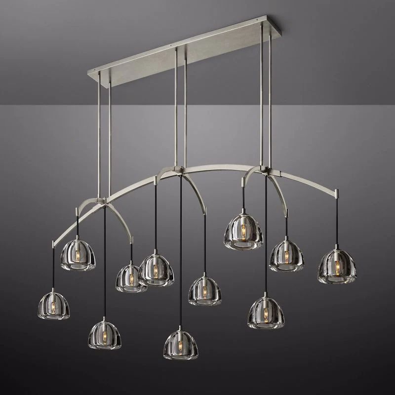 Hemisphere Linear Chandelier 72"
