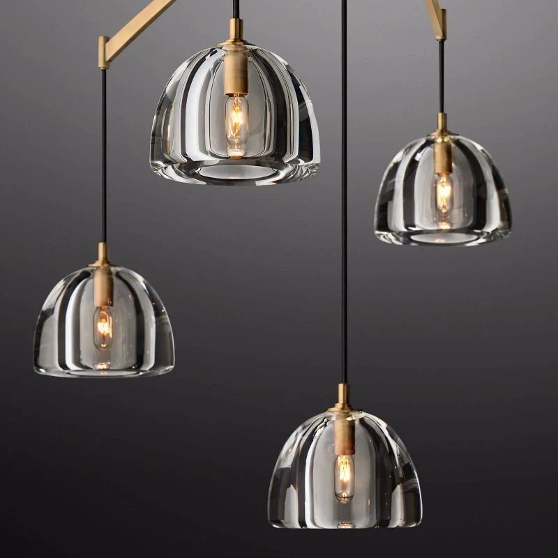 Hemisphere Linear Chandelier 72"