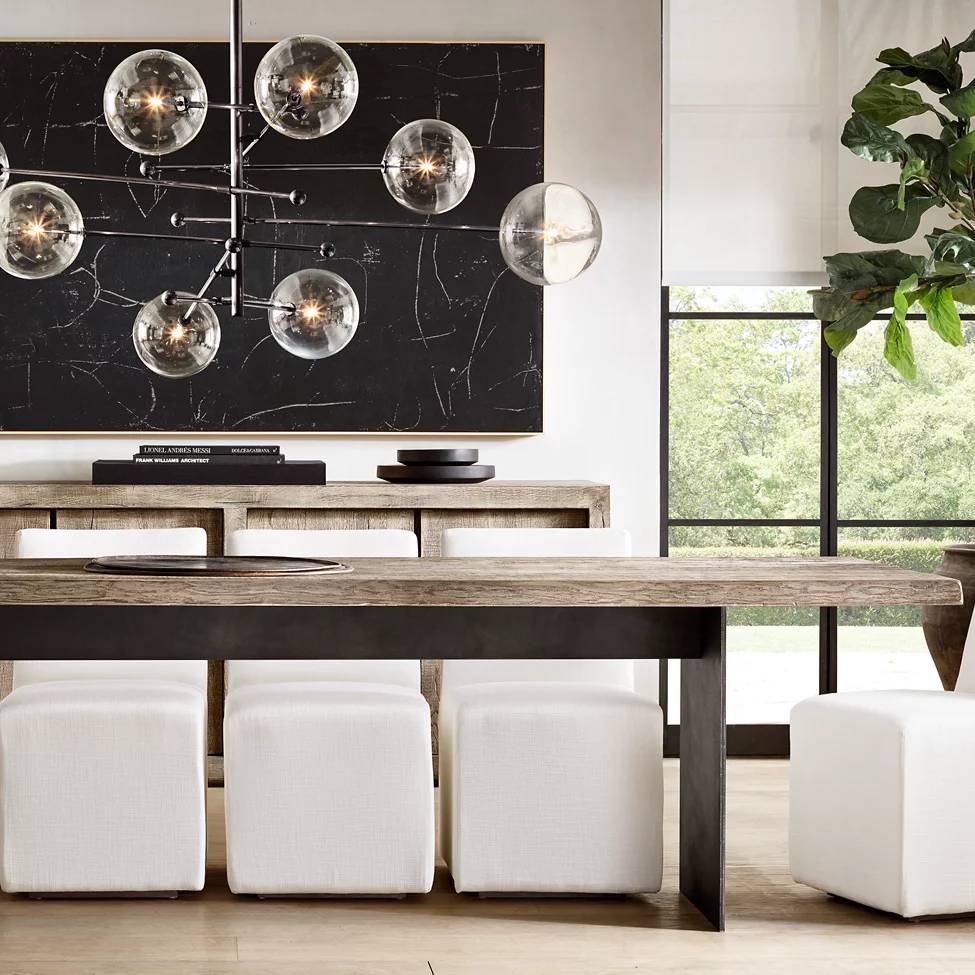 Callene Six-Arm Chandelier 55"
