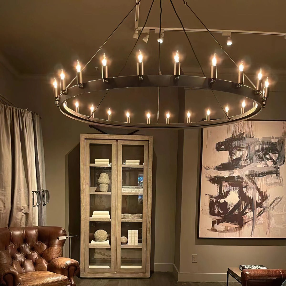 Camille Round Chandelier 50"
