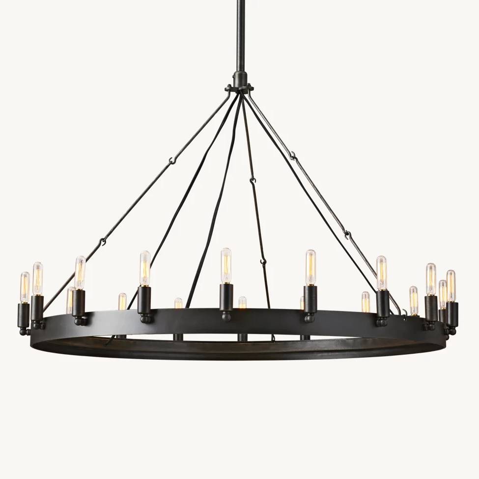 Camille Round Chandelier 38"
