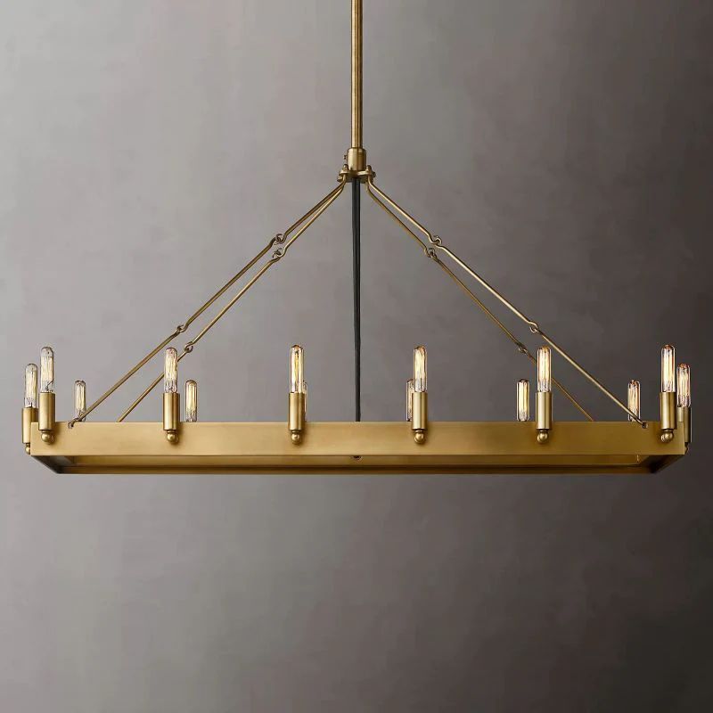 Camille Rectangle Chandelier 41"