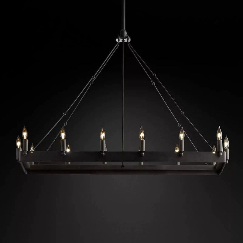 Camille Rectangle Chandelier 41"