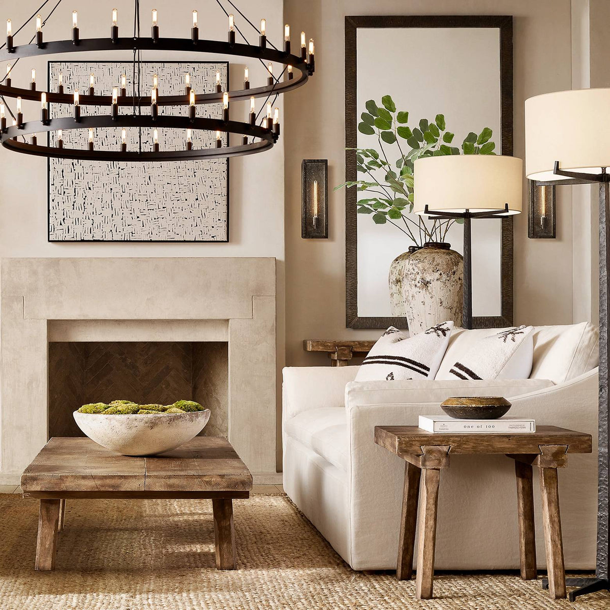 Camille Two-Tier Chandelier 38"