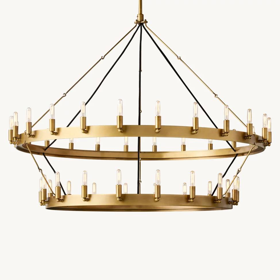 Camille Two-Tier Chandelier 63"