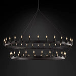 Camille Two-Tier Chandelier 63"