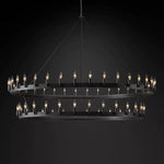 Camille Two-Tier Chandelier 71"