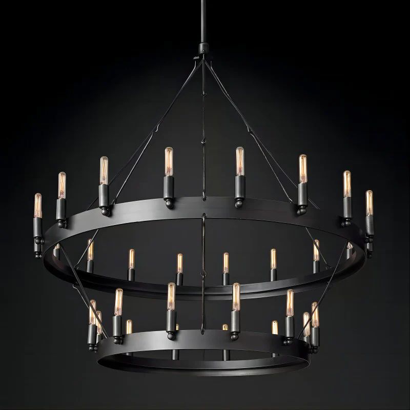 Camille Two-Tier Chandelier 38"