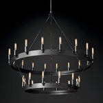 Camille Two-Tier Chandelier 38"