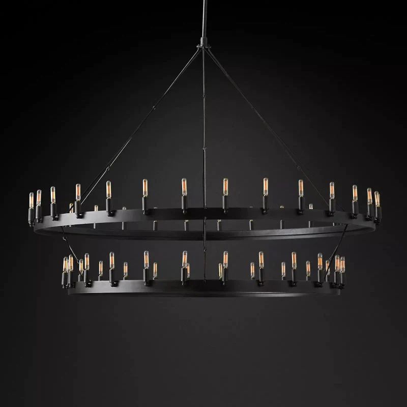 Camille Two-Tier Chandelier 63"