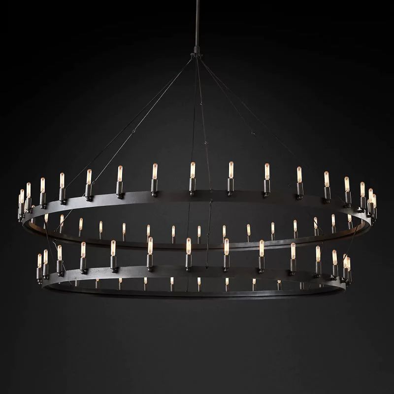 Camille Two-Tier Chandelier 71"