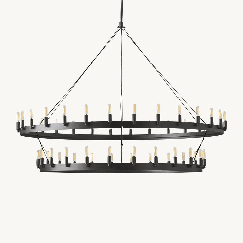 Camille Two-Tier Chandelier 63"