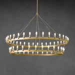 Camille Two-Tier Chandelier 71"