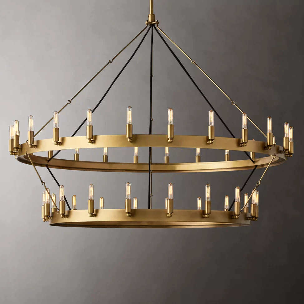 Camille Two-Tier Chandelier 71"