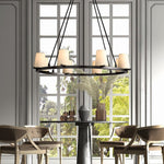 Pauillac Shade Round Chandelier 36"