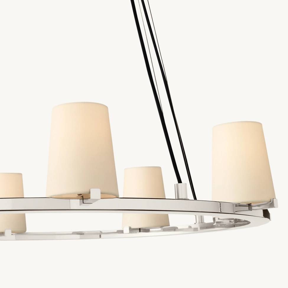 Pauillac Shade Round Chandelier 48"