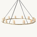 Pauillac Shade Round Chandelier 60"