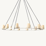 Pauillac Shade Round Chandelier 60"