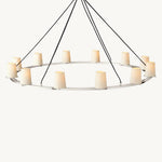 Pauillac Shade Round Chandelier 60"