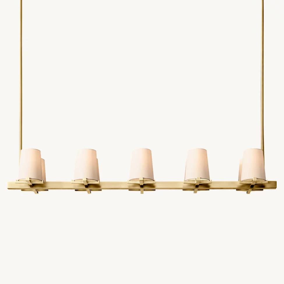 Pauillac Shade Linear Chandelier 49"