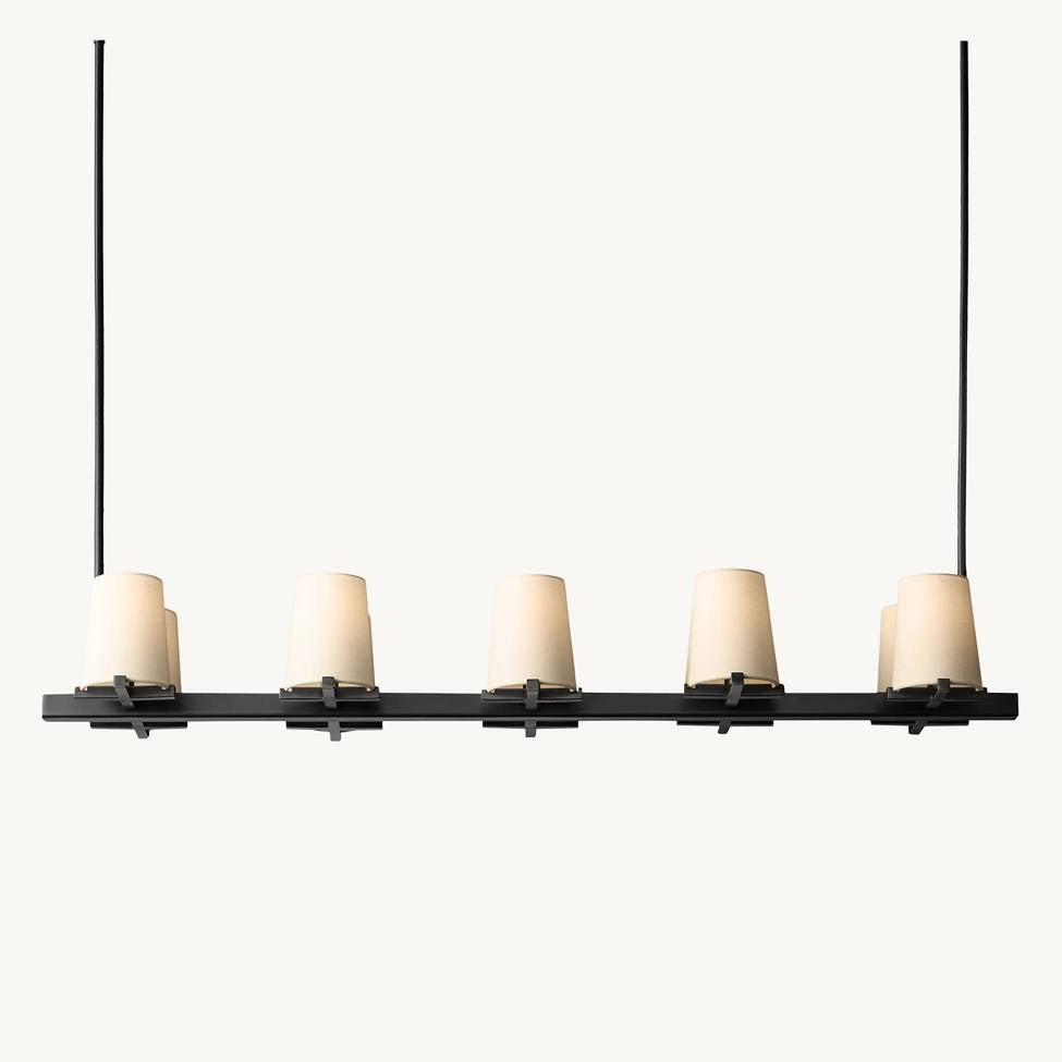 Pauillac Shade Linear Chandelier 49"