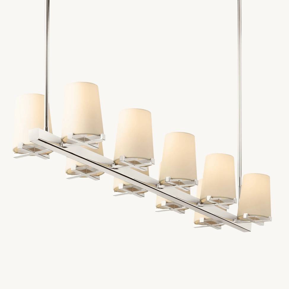 Pauillac Shade Linear Chandelier 49"