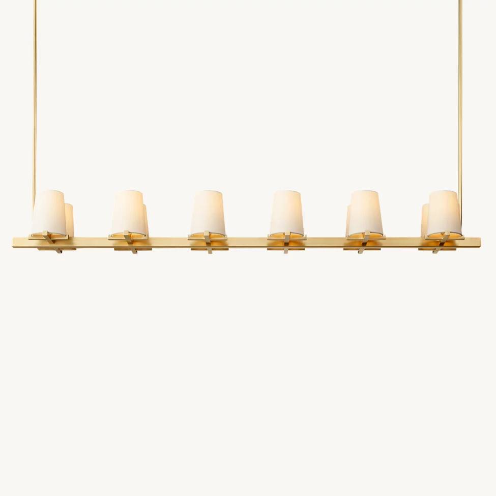 Pauillac Shade Linear Chandelier 60"