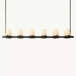 Pauillac Shade Linear Chandelier 60"