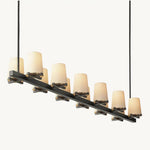 Pauillac Shade Linear Chandelier 60"