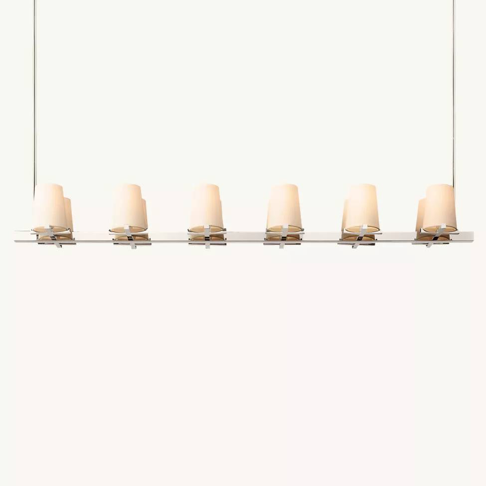 Pauillac Shade Linear Chandelier 60"